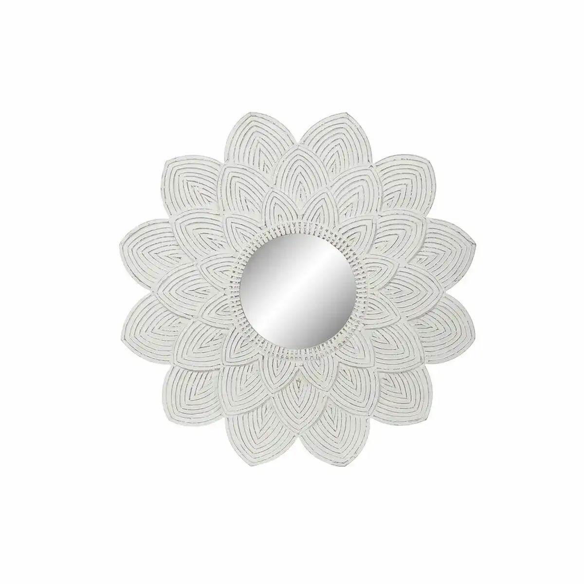 Miroir mural dkd home decor 8424001849970 fleur verre blanc bois mdf decape 120 x 2 5 x 120 cm _9883. DIAYTAR COTE D'IVOIRE - Où Choisir est une Célébration. Découvrez notre sélection de produits qui représentent la diversité et la joie du Côte d'Ivoire, à chaque étape de votre vie.