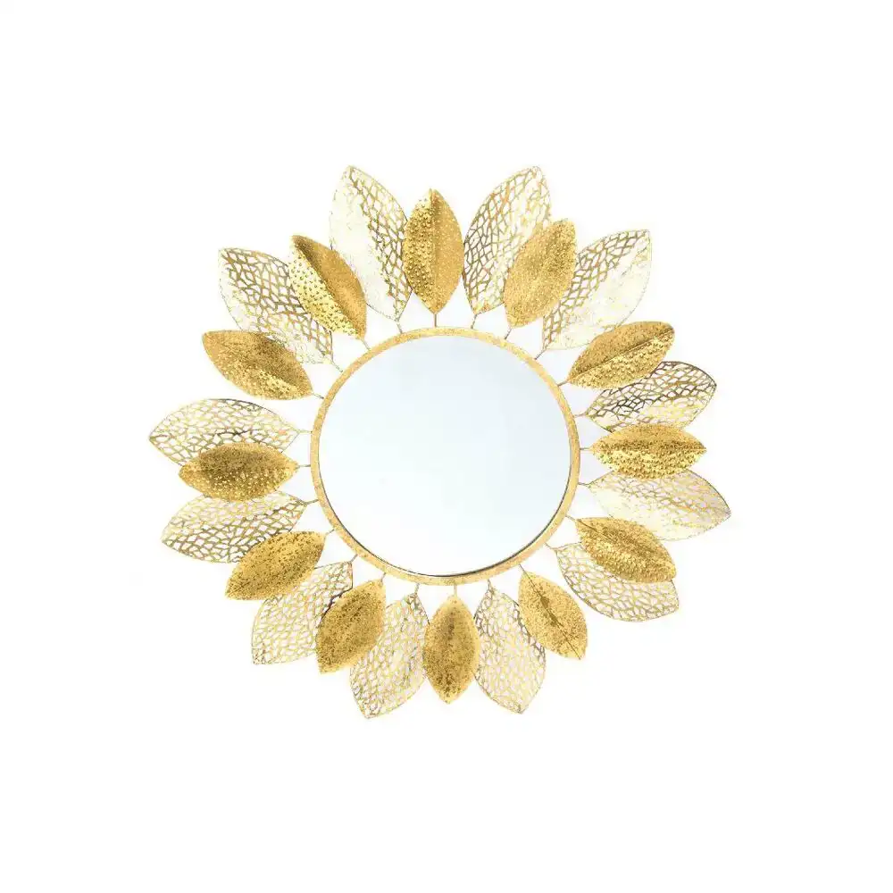 Miroir mural dkd home decor 91 x 3 5 x 91 cm verre dore metal feuille d une plante_2947. DIAYTAR COTE D'IVOIRE - Votre Plateforme Shopping de Confiance. Naviguez à travers nos rayons et choisissez des produits fiables qui répondent à vos besoins quotidiens.