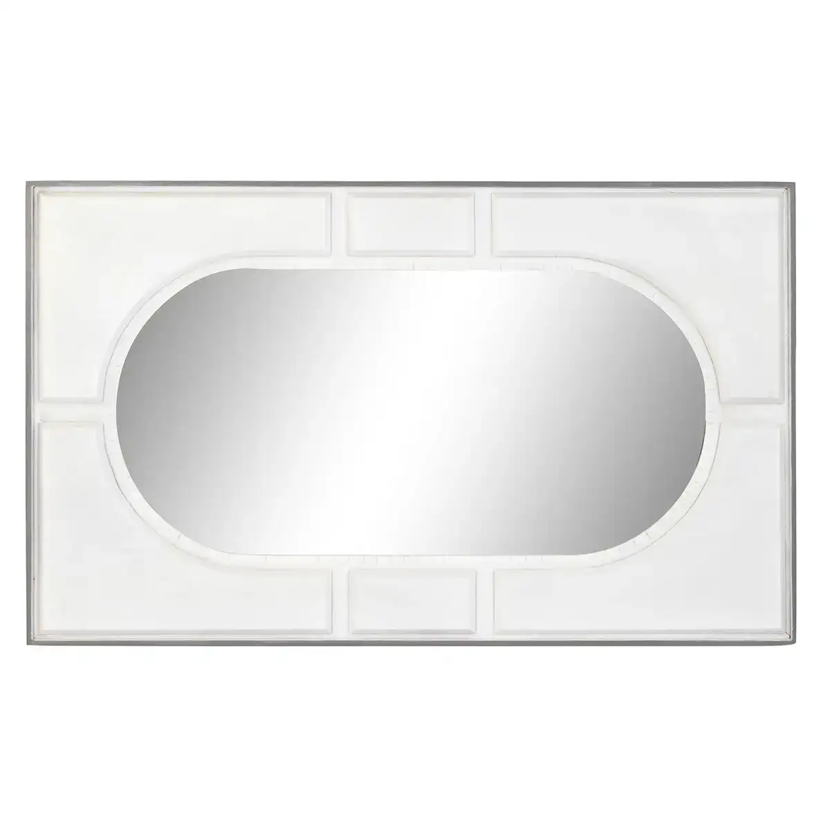 Miroir mural dkd home decor blanc bois de manguier losanges moderne 154 x 4 x 94 cm _1734. Entrez dans l'Univers de DIAYTAR COTE D'IVOIRE - Où l'Innovation Rencontre la Tradition. Explorez notre sélection de produits modernes et traditionnels qui incarnent l'esprit dynamique du Côte d'Ivoire.