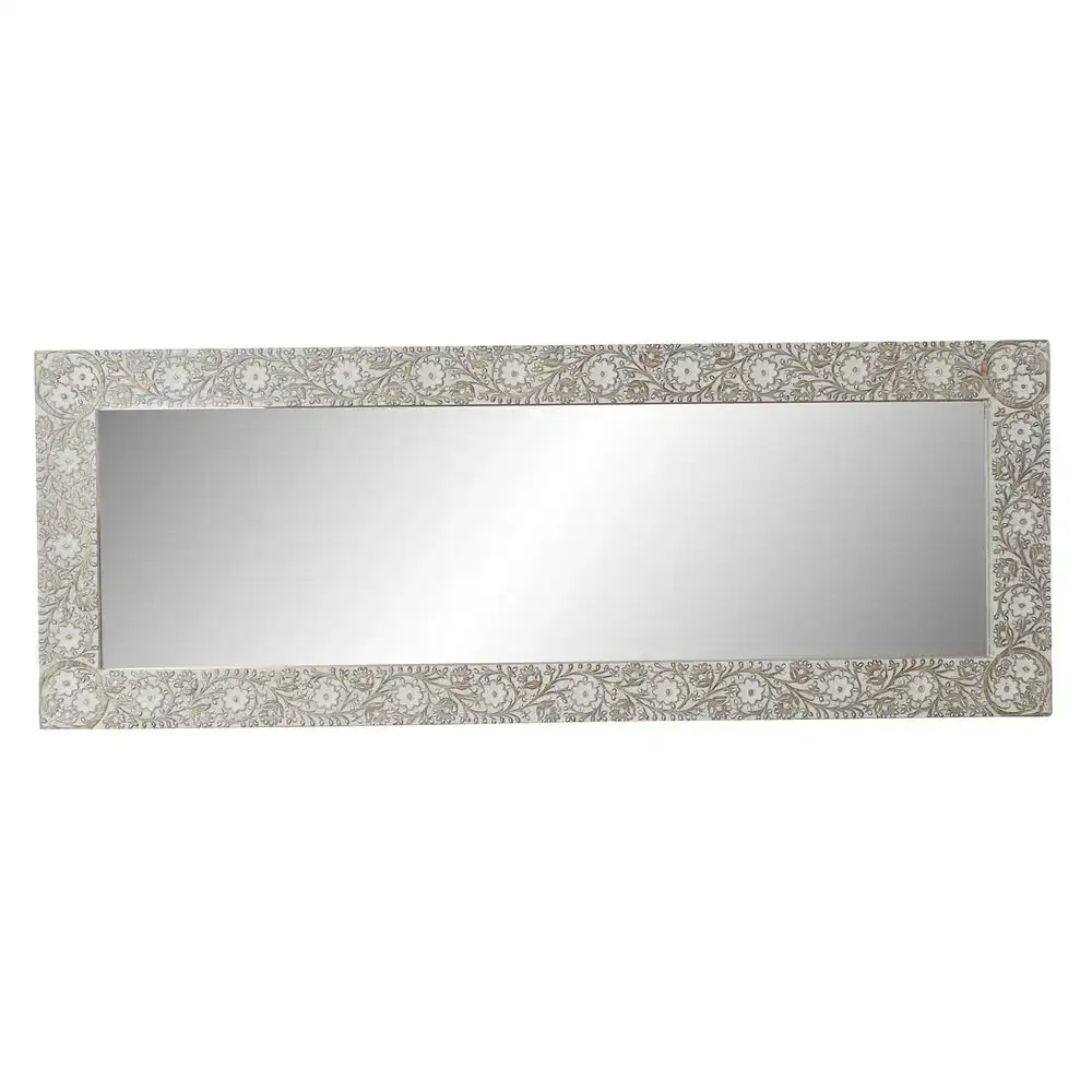 Miroir mural dkd home decor blanc naturel verre bois de manguier bois mdf indien decape 170 x 3 x 63 cm_9603. DIAYTAR COTE D'IVOIRE - Où Choisir est un Plaisir. Explorez notre boutique en ligne et choisissez parmi des produits de qualité qui satisferont vos besoins et vos goûts.