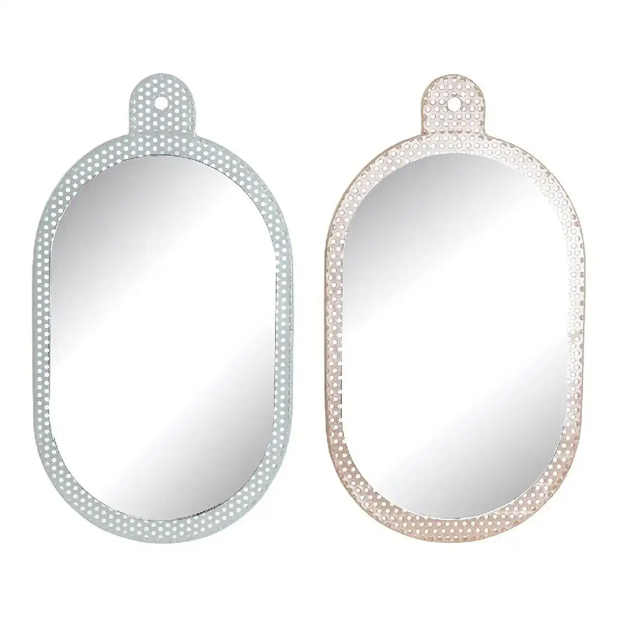 Miroir mural dkd home decor blanc rose metal verre 22 x 1 5 x 40 cm 2 unites _4386. DIAYTAR COTE D'IVOIRE - Votre Portail vers l'Extraordinaire. Parcourez nos collections et découvrez des produits qui vous emmènent au-delà de l'ordinaire, créant une expérience de shopping mémorable.
