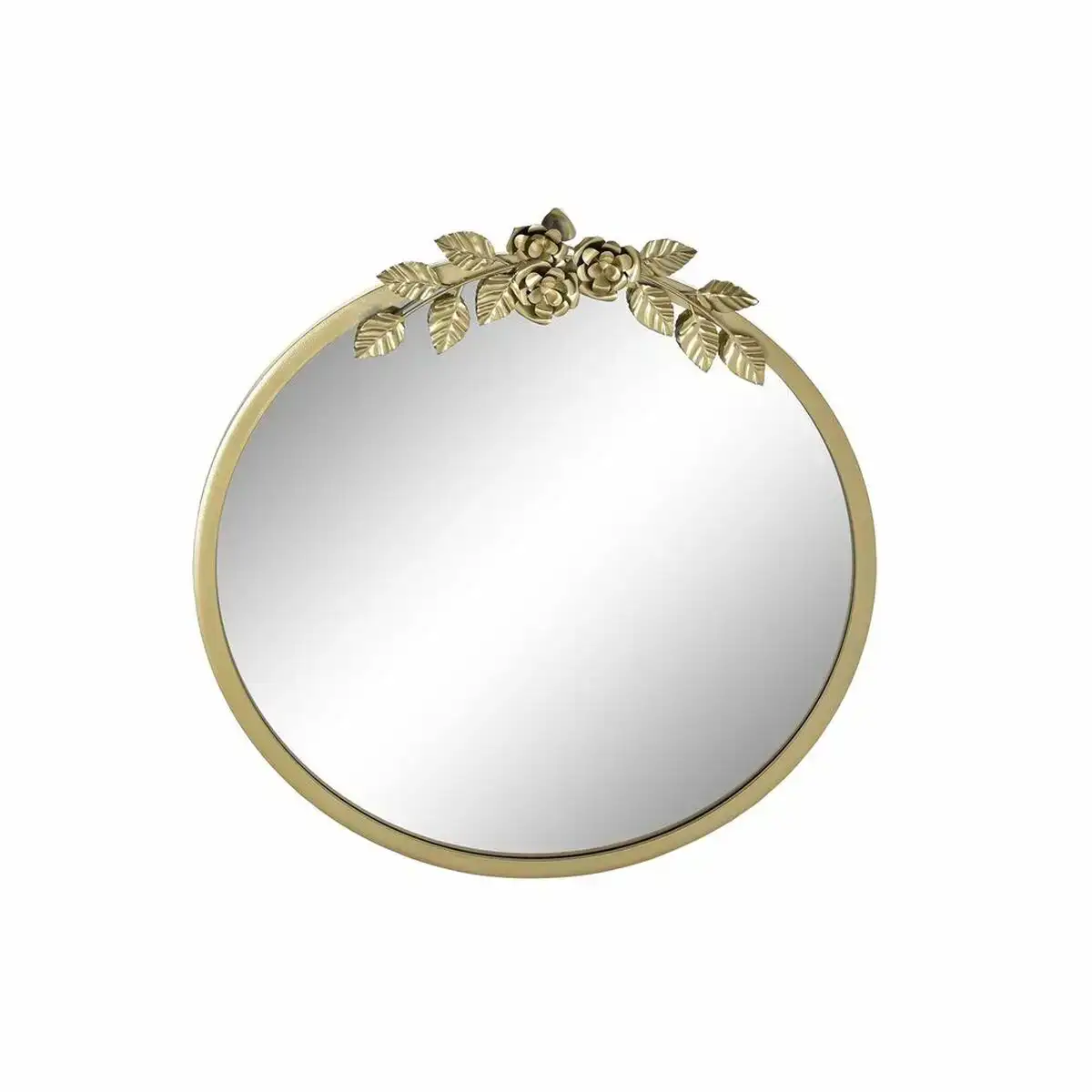 Miroir mural dkd home decor dore metal fleurs 60 x 4 x 66 cm _2894. DIAYTAR COTE D'IVOIRE - L'Art de Trouver ce que Vous Aimez. Plongez dans notre assortiment varié et choisissez parmi des produits qui reflètent votre style et répondent à vos besoins.