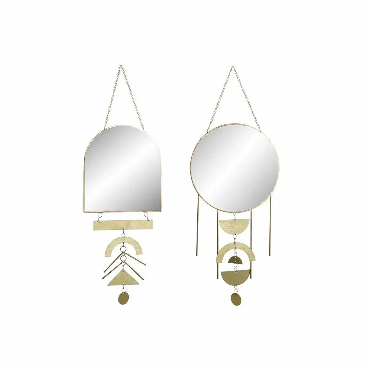 Miroir mural dkd home decor dore metal plastique 20 x 0 3 x 40 5 cm 2 unites _8953. Bienvenue chez DIAYTAR COTE D'IVOIRE - Où Chaque Produit a son Histoire. Découvrez notre sélection unique et trouvez des articles qui racontent la richesse culturelle et artistique du Côte d'Ivoire.