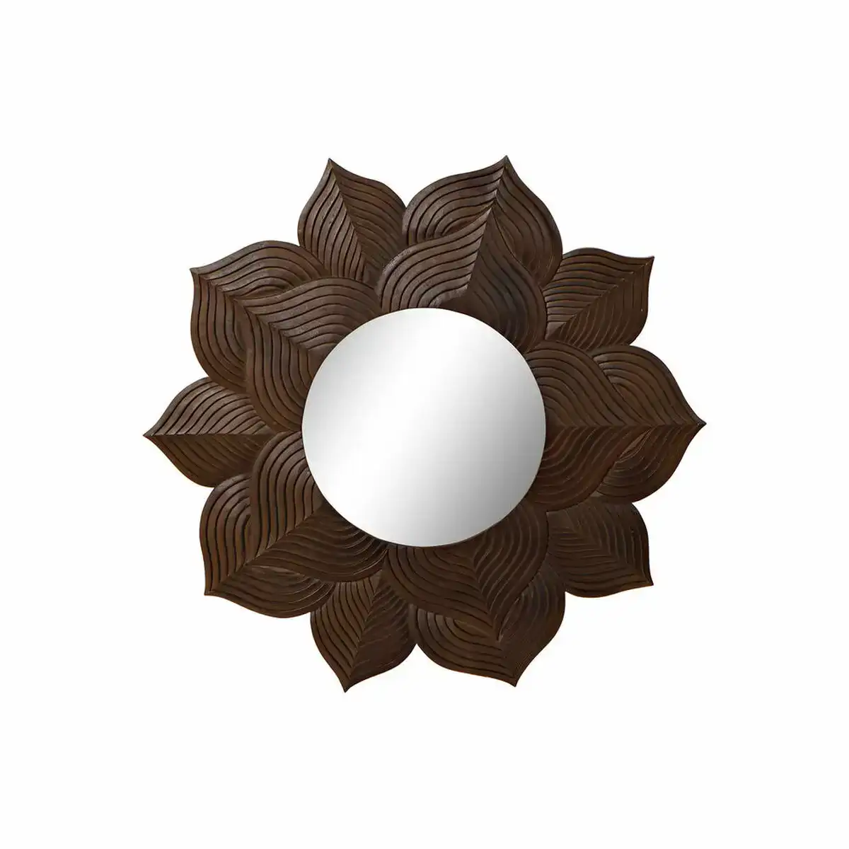 Miroir mural dkd home decor fleur verre blanc bois mdf decape 90 x 2 5 x 90 cm _5853. DIAYTAR COTE D'IVOIRE - Votre Passage vers l'Exceptionnel. Explorez notre boutique en ligne, où chaque produit est choisi avec soin pour offrir une expérience de shopping inoubliable.