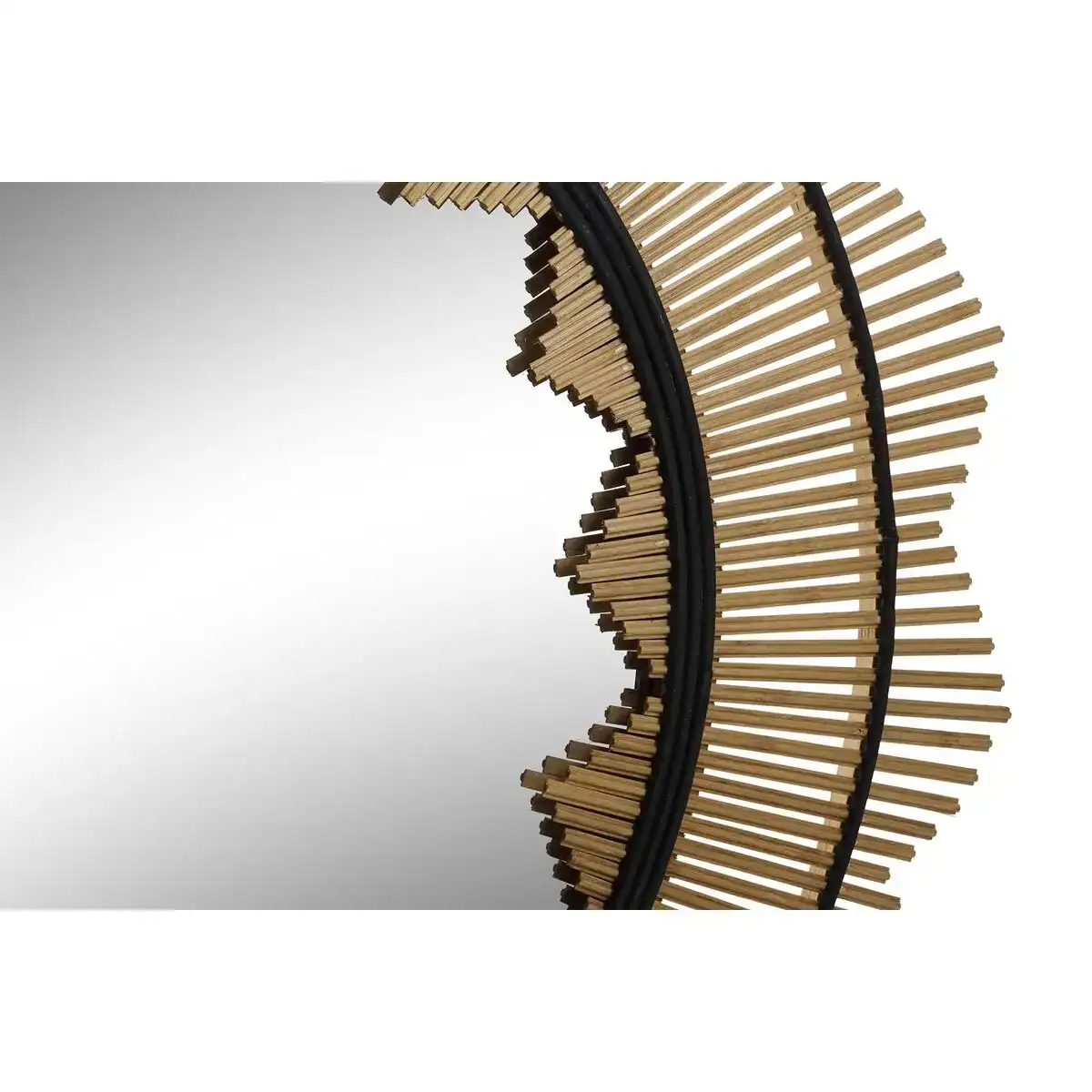 Miroir mural dkd home decor marron noir bambou naturel colonial 90 x 2 x 90 cm_9374. DIAYTAR COTE D'IVOIRE - Où Choisir est une Célébration de l'Artisanat Local. Découvrez notre boutique en ligne et choisissez des produits qui incarnent la passion des artisans sénégalais.