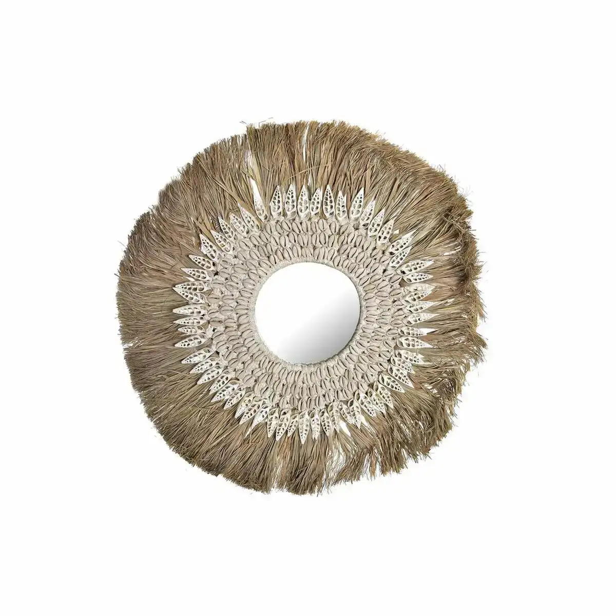 Miroir mural dkd home decor naturel blanc coquillages 55 x 2 5 x 55 cm _4442. DIAYTAR COTE D'IVOIRE - Votre Source de Trouvailles uniques. Naviguez à travers notre catalogue et trouvez des articles qui vous distinguent et reflètent votre unicité.