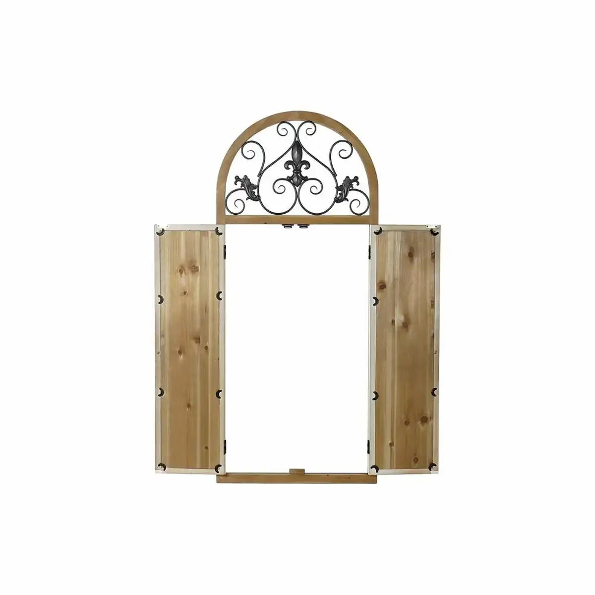 Miroir mural dkd home decor naturel metal mdf fenetres blanc gris fonce 60 x 5 x 138 cm _8839. DIAYTAR COTE D'IVOIRE - L'Essence de la Tradition et de la Modernité réunies. Explorez notre plateforme en ligne pour trouver des produits authentiques du Côte d'Ivoire, tout en découvrant les dernières tendances du monde moderne.
