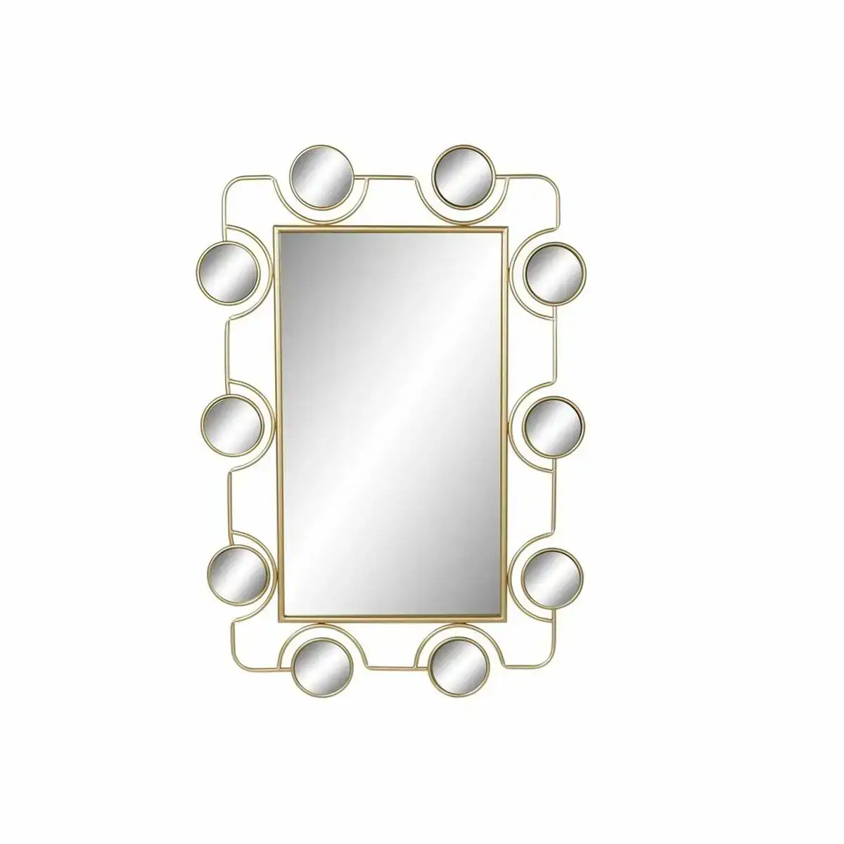 Miroir mural dkd home decor noir pvc metal dore 70 x 2 x 100 cm _9604. DIAYTAR COTE D'IVOIRE - Où Chaque Produit est une Histoire à Raconter. Découvrez notre sélection de produits qui vous permettent de créer votre propre récit à travers vos achats.