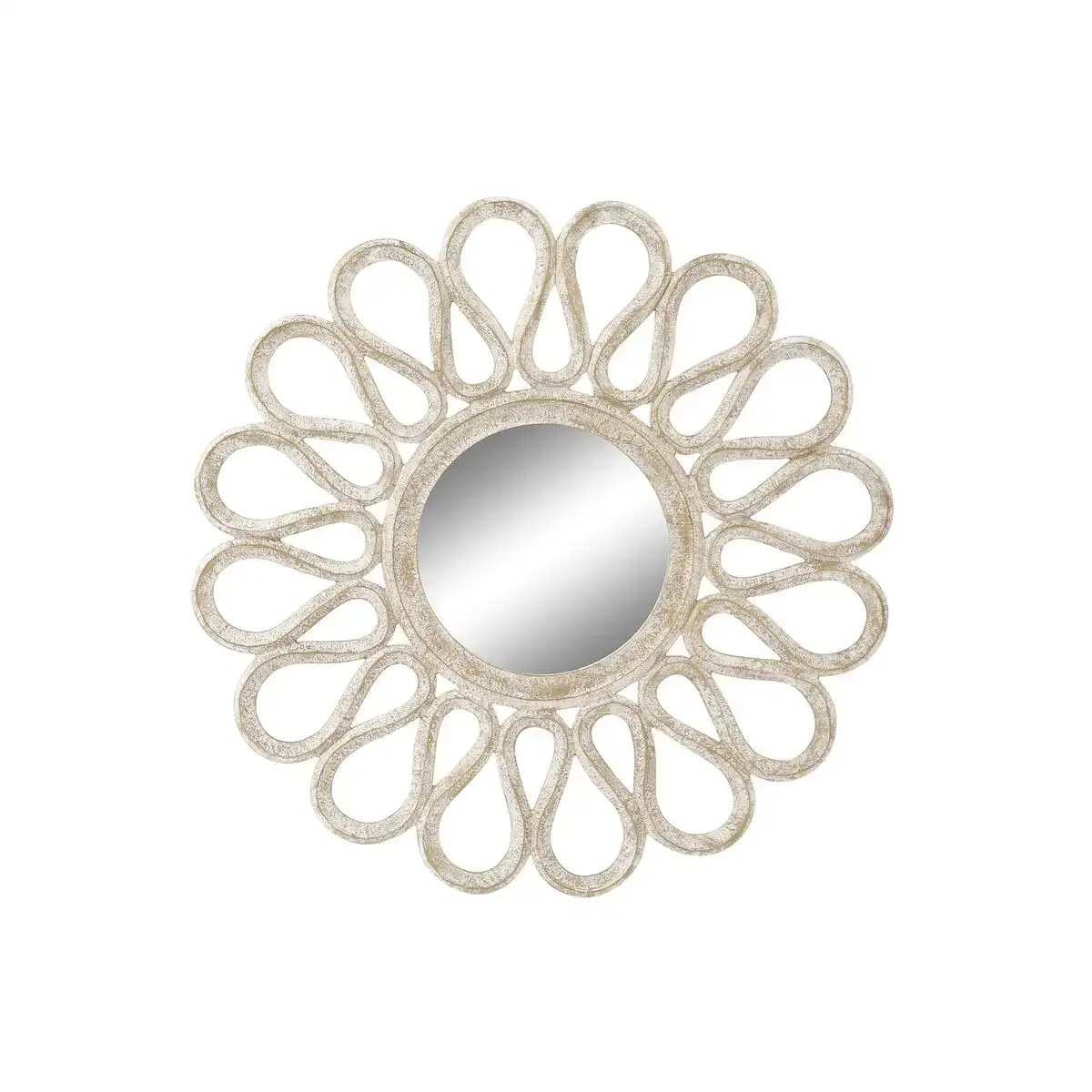 Miroir mural dkd home decor ondes blanc bois mdf decape 76 x 2 x 76 cm _3698. Bienvenue sur DIAYTAR COTE D'IVOIRE - Où Choisir est un Voyage Sensoriel. Plongez dans notre catalogue et trouvez des produits qui éveillent vos sens et embellissent votre quotidien.