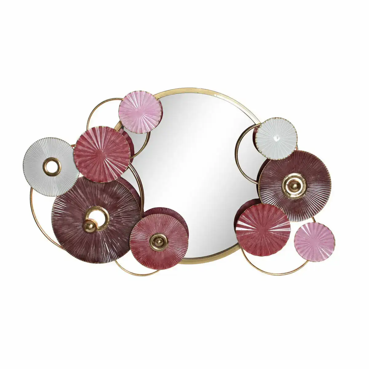 Miroir mural dkd home decor s3019207 miroir rose dore metal blanc cercles 116 x 8 x 71 cm _8002. DIAYTAR COTE D'IVOIRE - Là où Chaque Achat a du Sens. Explorez notre gamme et choisissez des produits qui racontent une histoire, du traditionnel au contemporain.