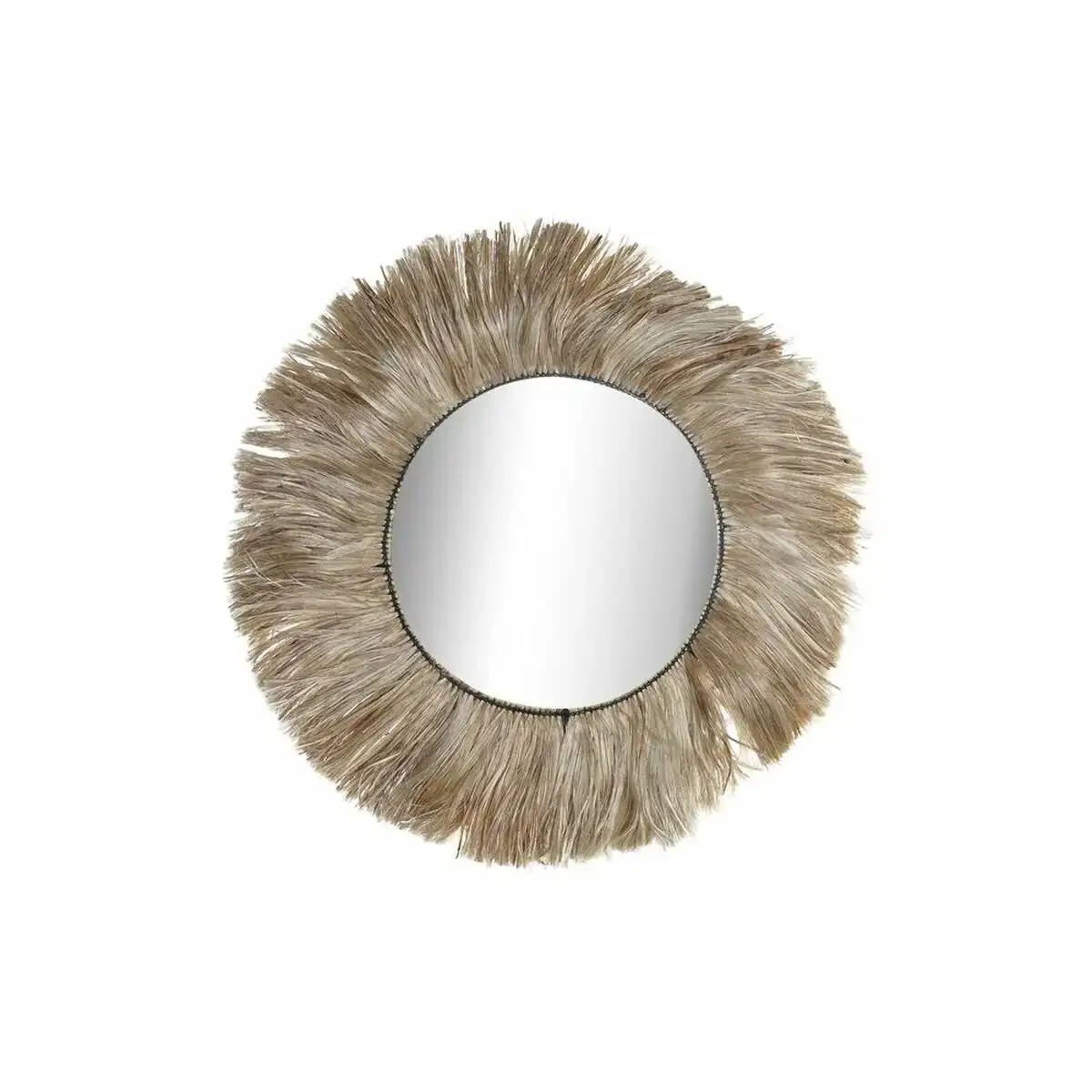 Miroir mural dkd home decor verre naturel jute 64 x 3 x 64 cm _6794. DIAYTAR COTE D'IVOIRE - Votre Passage vers la Découverte. Explorez notre boutique en ligne pour trouver des trésors qui vous attendent, du traditionnel à l'avant-garde.