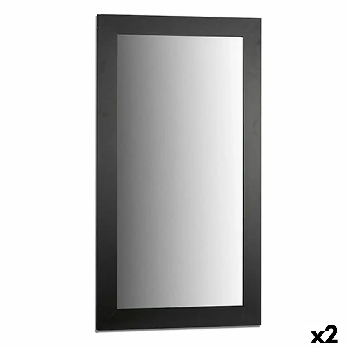 Miroir mural noir bois verre 64 5 x 84 5 x 1 5 cm 2 unites _8196. Entrez dans l'Univers de DIAYTAR COTE D'IVOIRE - Où l'Innovation Rencontre la Tradition. Explorez notre sélection de produits modernes et traditionnels qui incarnent l'esprit dynamique du Côte d'Ivoire.