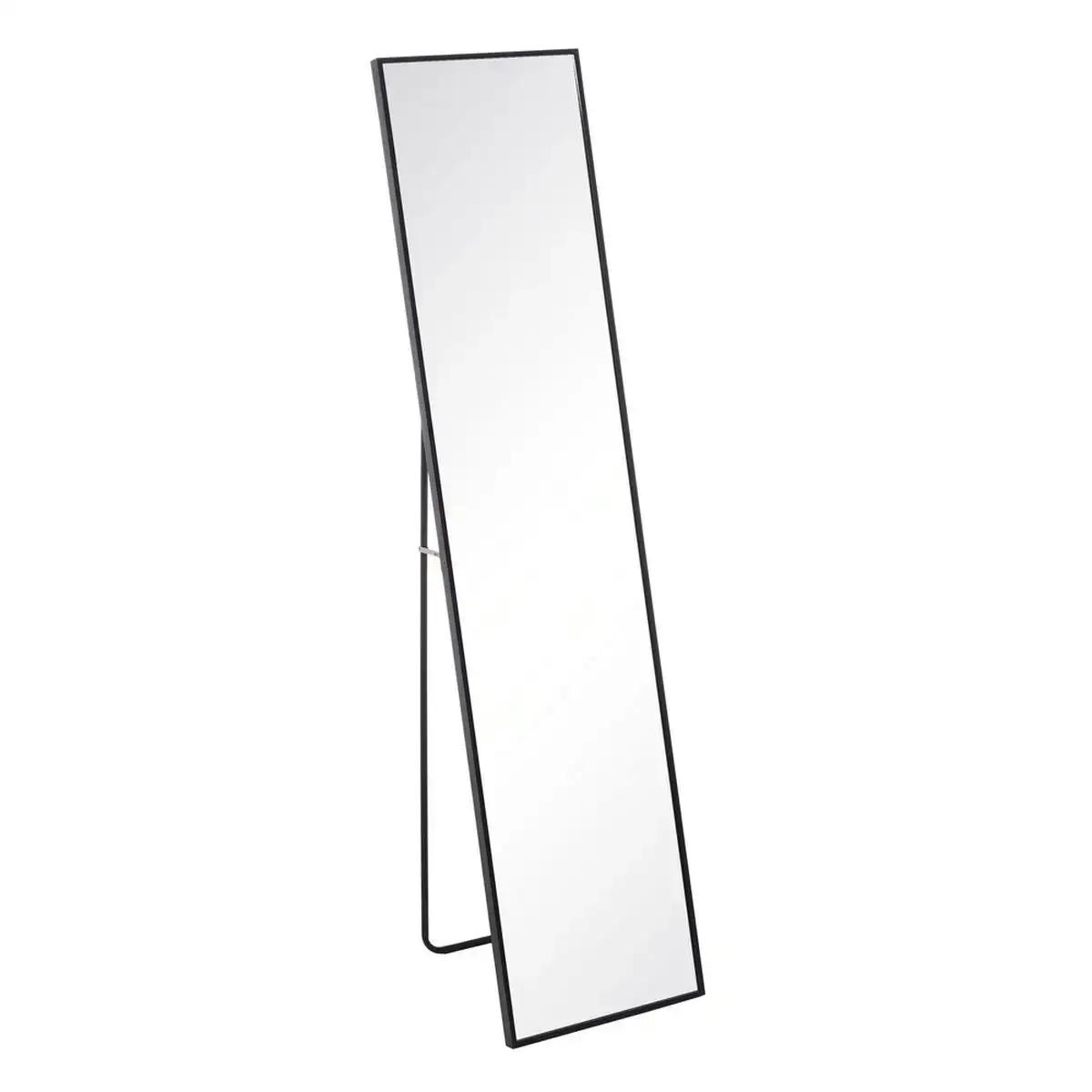 Miroir noir aluminium verre 35 x 2 5 x 151 cm_1825. DIAYTAR COTE D'IVOIRE - Là où l'Élégance Devient un Mode de Vie. Naviguez à travers notre gamme et choisissez des produits qui apportent une touche raffinée à votre quotidien.