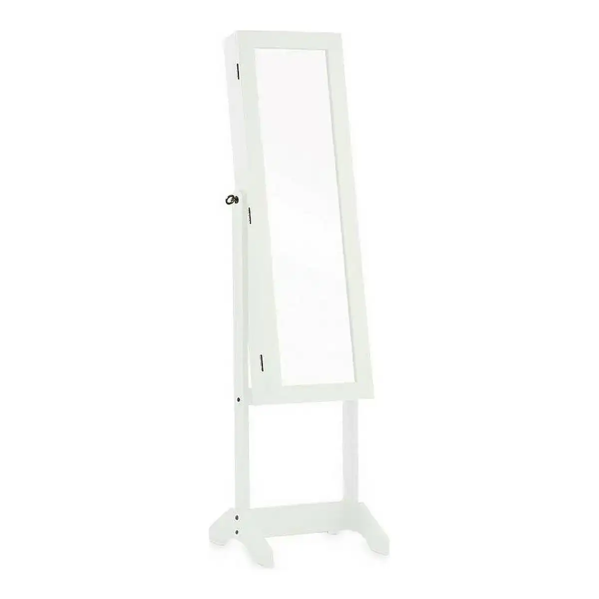 Miroir porte bijoux blanc bois mdf 36 x 140 x 36 5 cm _2996. DIAYTAR COTE D'IVOIRE - Votre Plateforme Shopping de Confiance. Naviguez à travers nos rayons et choisissez des produits fiables qui répondent à vos besoins quotidiens.