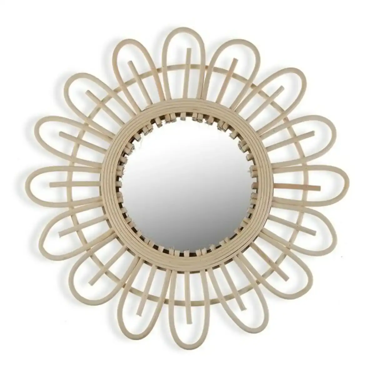 Miroir versa miroir rotin bambou 2 x 50 x 50 cm _6029. DIAYTAR COTE D'IVOIRE - Où Choisir est un Acte d'Amour pour le Côte d'Ivoire. Explorez notre boutique en ligne et choisissez des articles qui célèbrent la culture et l'artisanat du pays.