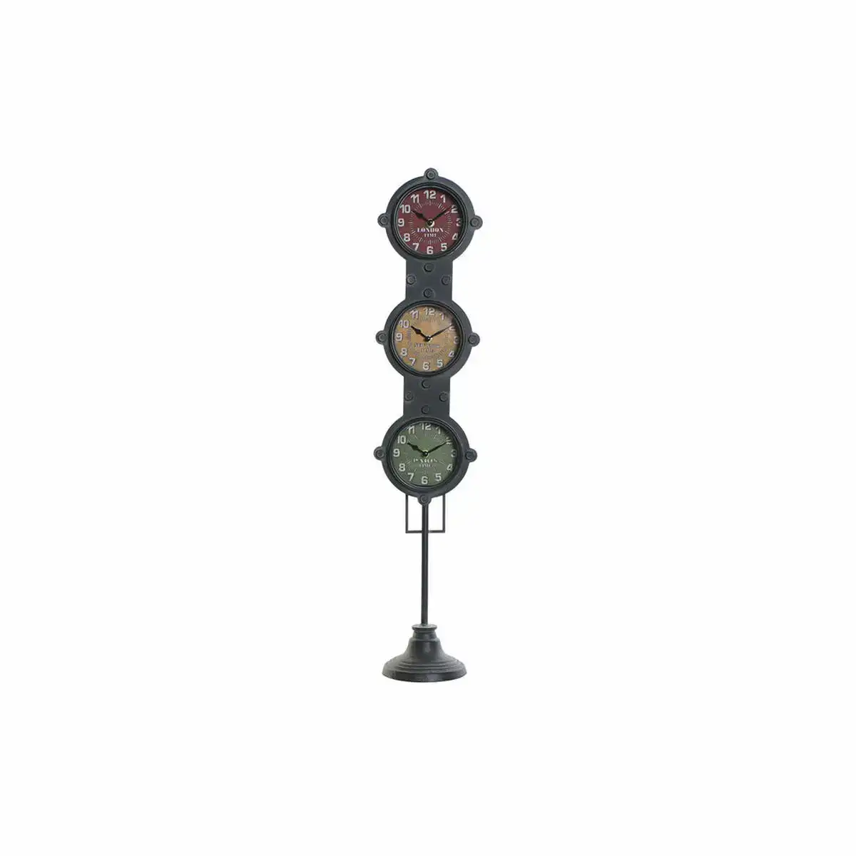 Montre dkd home decor verre fer 18 x 14 5 x 88 cm _8734. DIAYTAR COTE D'IVOIRE - Votre Marché Virtuel au Côte d'Ivoire. Parcourez notre boutique en ligne pour trouver des trésors cachés, des articles indispensables du quotidien aux joyaux artistiques.