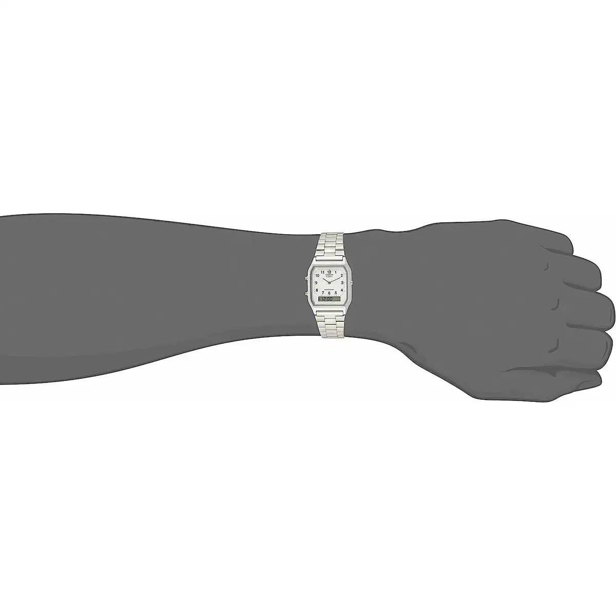 Montre homme casio argente_7417. DIAYTAR COTE D'IVOIRE - Votre Passage vers le Raffinement. Plongez dans notre univers de produits exquis et choisissez des articles qui ajoutent une touche de sophistication à votre vie.