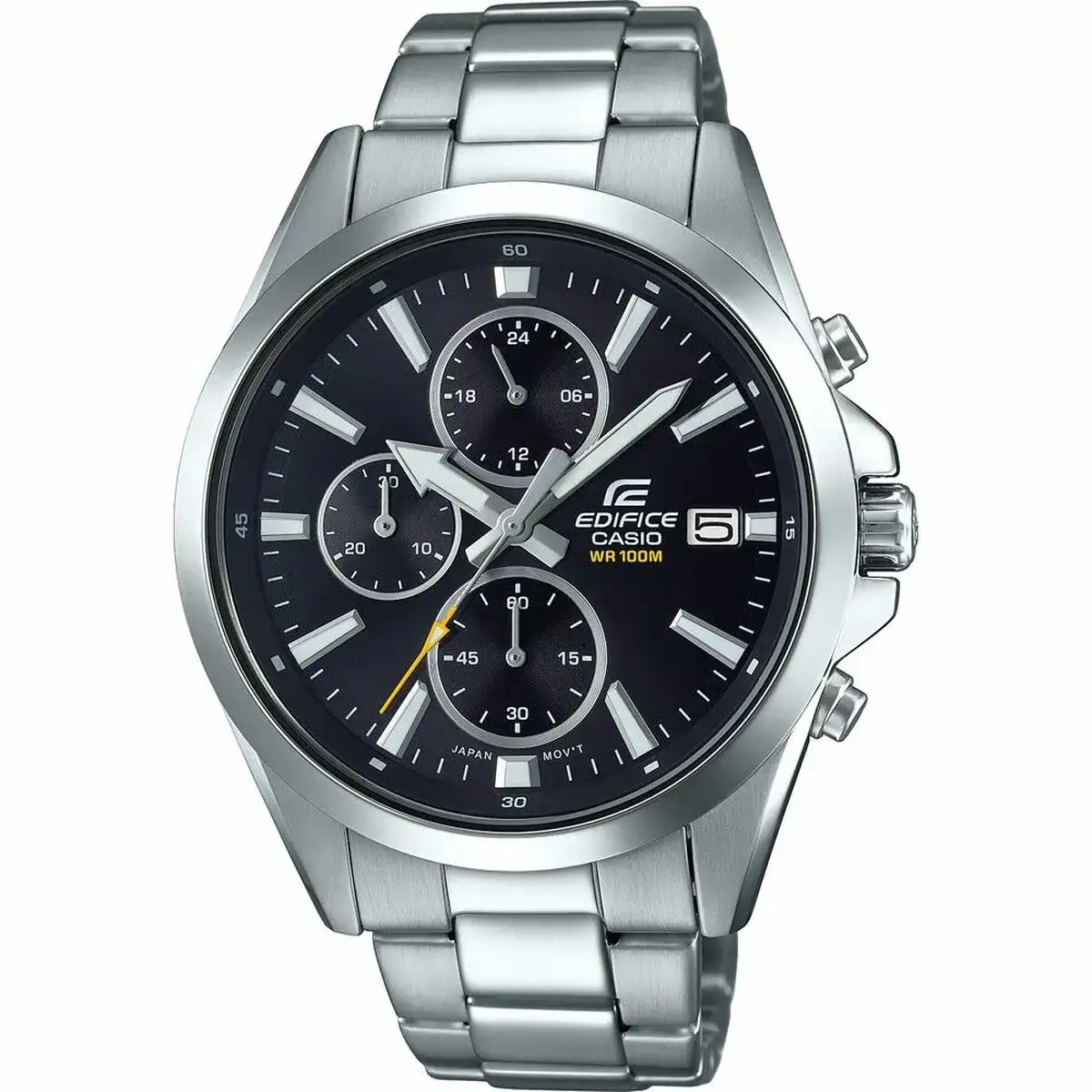 Montre homme casio efv 560d 1avuef argente noir o 44 mm _7310. DIAYTAR COTE D'IVOIRE - L'Art de Vivre l'Élégance Accessible. Parcourez notre gamme variée et choisissez des produits qui ajoutent une touche de sophistication à votre style.
