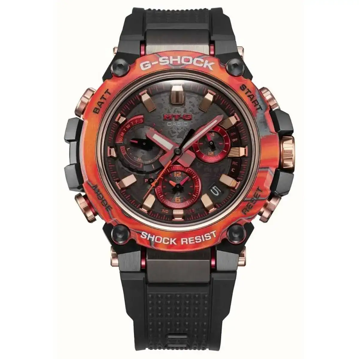 Montre homme casio g shock flare red 40th anniversary edition o 51 mm _6026. DIAYTAR COTE D'IVOIRE - Là où le Shopping Devient une Expérience. Naviguez à travers notre catalogue diversifié et découvrez des produits qui ajoutent de la couleur et de la passion à votre vie.