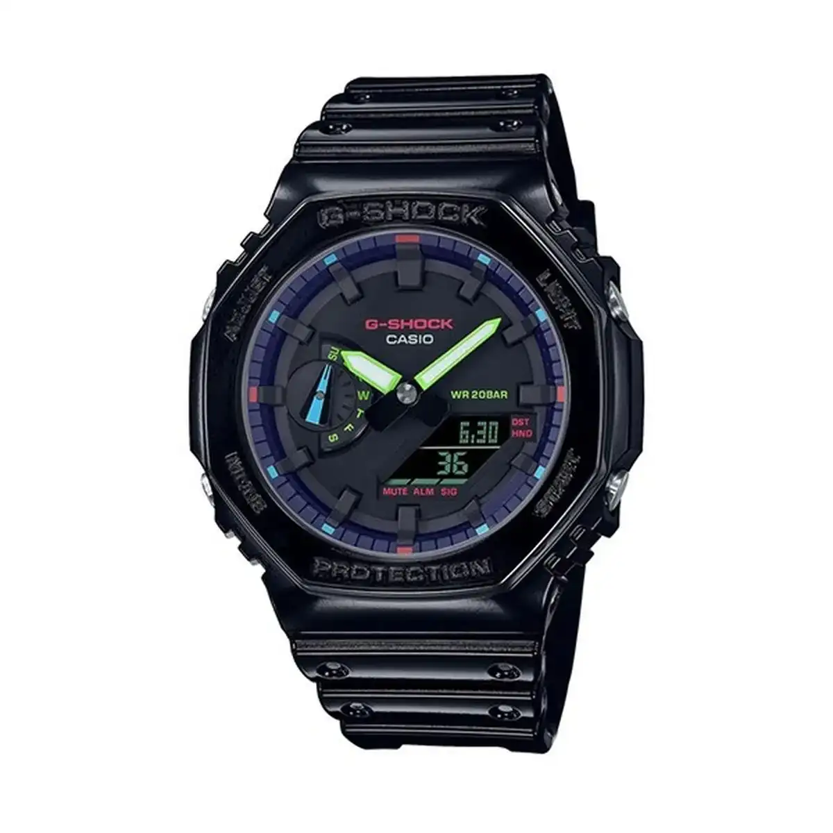 Montre homme casio g shock oak collection virtual rainbow serie noir o 45 mm _2476. DIAYTAR COTE D'IVOIRE - Votre Destination Shopping Authentique. Explorez notre boutique en ligne et découvrez des trésors qui reflètent l'âme du Côte d'Ivoire, pour une expérience shopping unique.