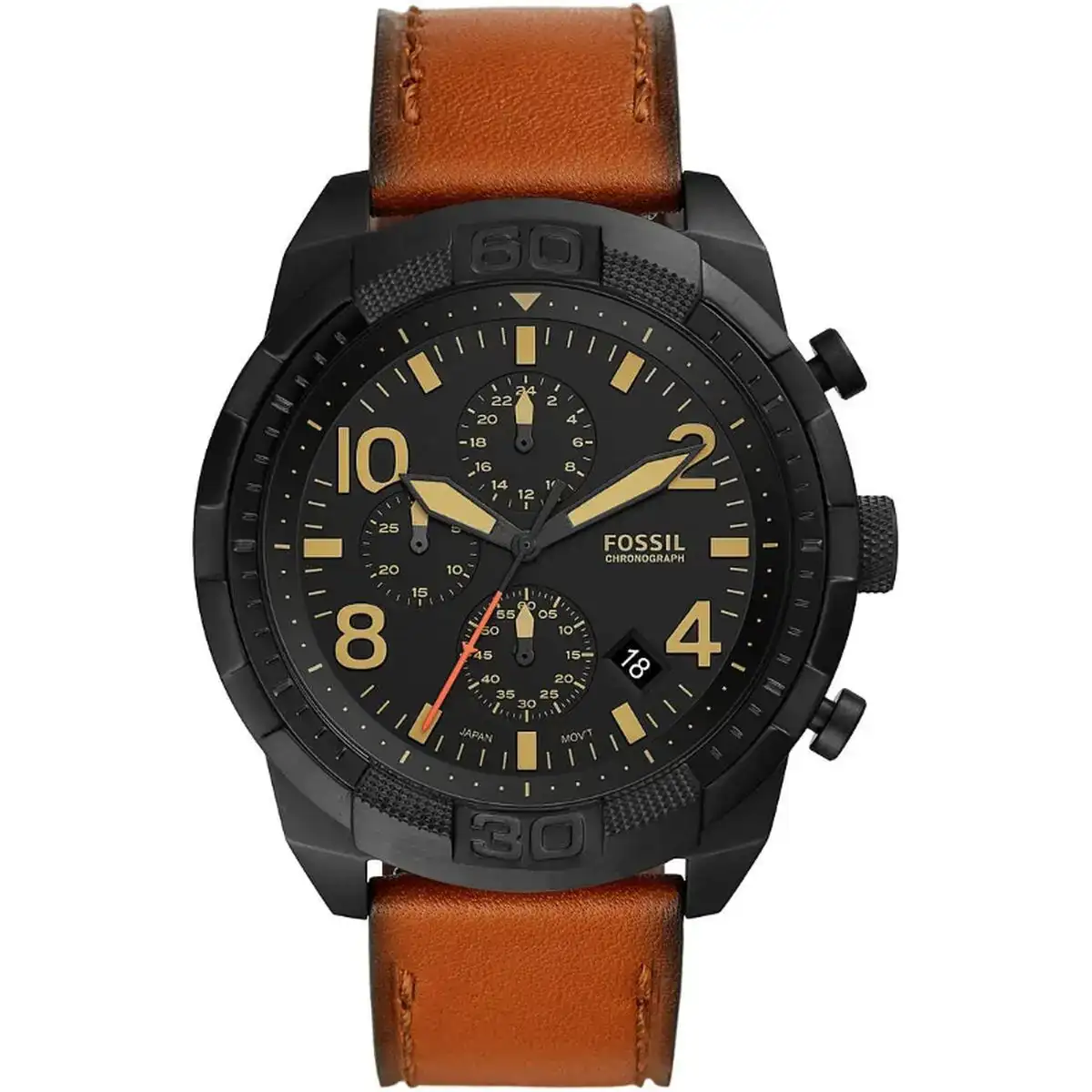 Montre homme fossil bronson noir o 50 mm _3137. DIAYTAR COTE D'IVOIRE - L'Art de Vivre l'Excellence au Quotidien. Explorez notre gamme et choisissez des produits qui ajoutent une note de prestige à votre vie.