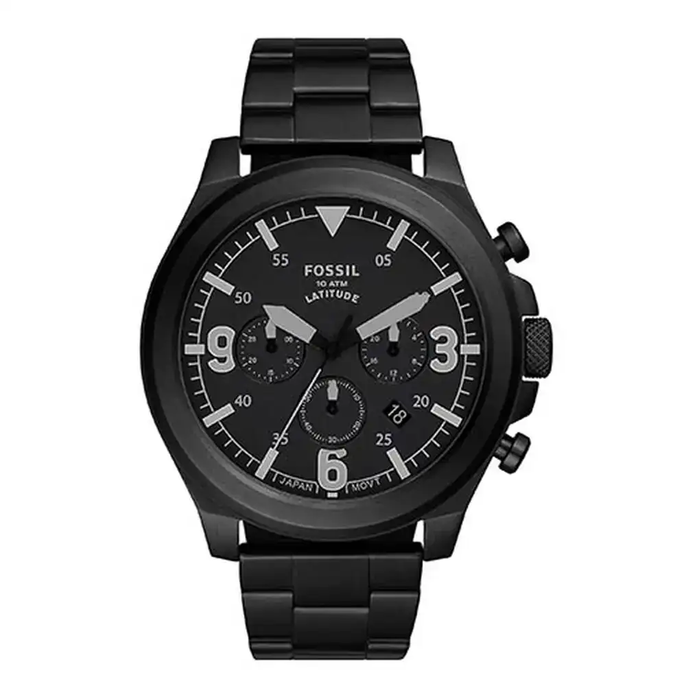 Montre homme fossil latitude noir o 50 mm _4769. Bienvenue sur DIAYTAR COTE D'IVOIRE - Votre Destination Shopping à la Côte d'Ivoireaise. Explorez notre boutique en ligne et découvrez une gamme variée de produits qui capturent l'esprit du Côte d'Ivoire.