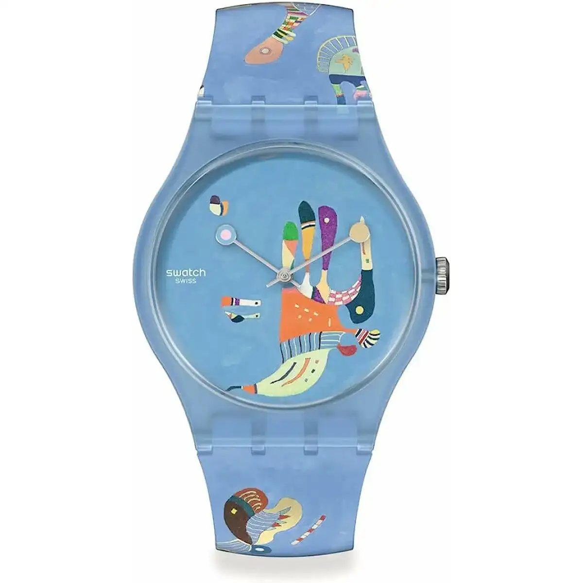 Montre homme swatch blue sky by vassily kandinsky o 41 mm _8439. Entrez dans l'Univers de DIAYTAR COTE D'IVOIRE - Votre Destination de Shopping Complète. Découvrez des produits qui reflètent la diversité et la richesse culturelle du Côte d'Ivoire, le tout à portée de clic.
