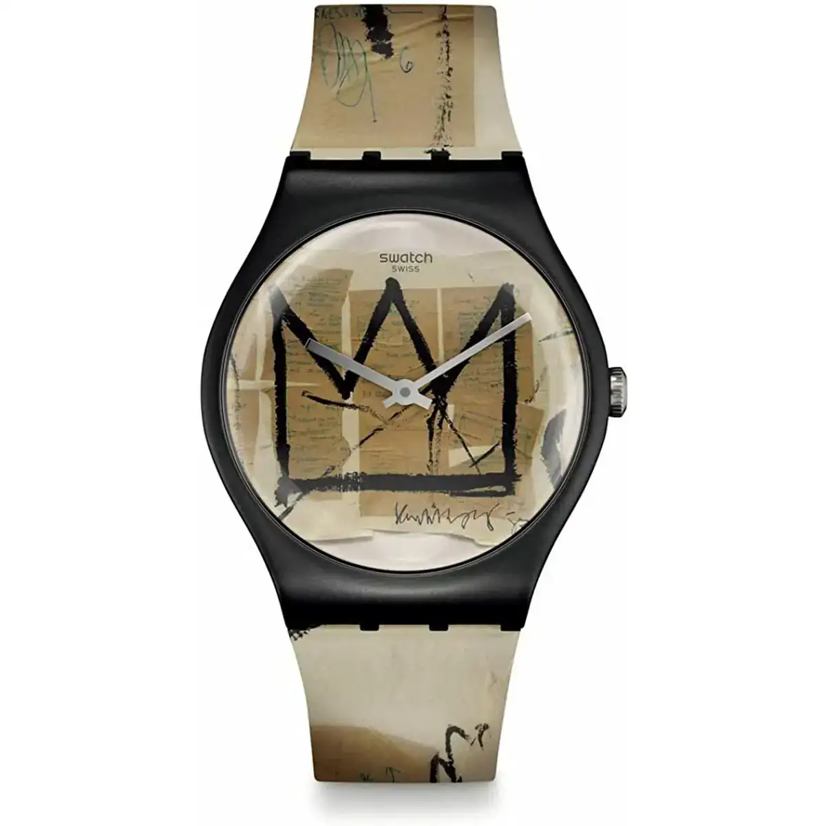 Montre homme swatch untitled by jean michel basquiat o 41 mm _6505. DIAYTAR COTE D'IVOIRE - Votre Oasis de Shopping en Ligne. Explorez notre boutique et découvrez des produits qui ajoutent une touche de magie à votre quotidien.
