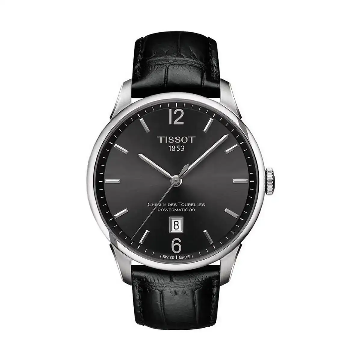 Montre homme tissot chemin des tourelles powermatic 80_6266. DIAYTAR COTE D'IVOIRE - Là où la Qualité est Non Négociable. Parcourez notre boutique en ligne pour découvrir des produits qui incarnent le raffinement et l'excellence du Côte d'Ivoire.