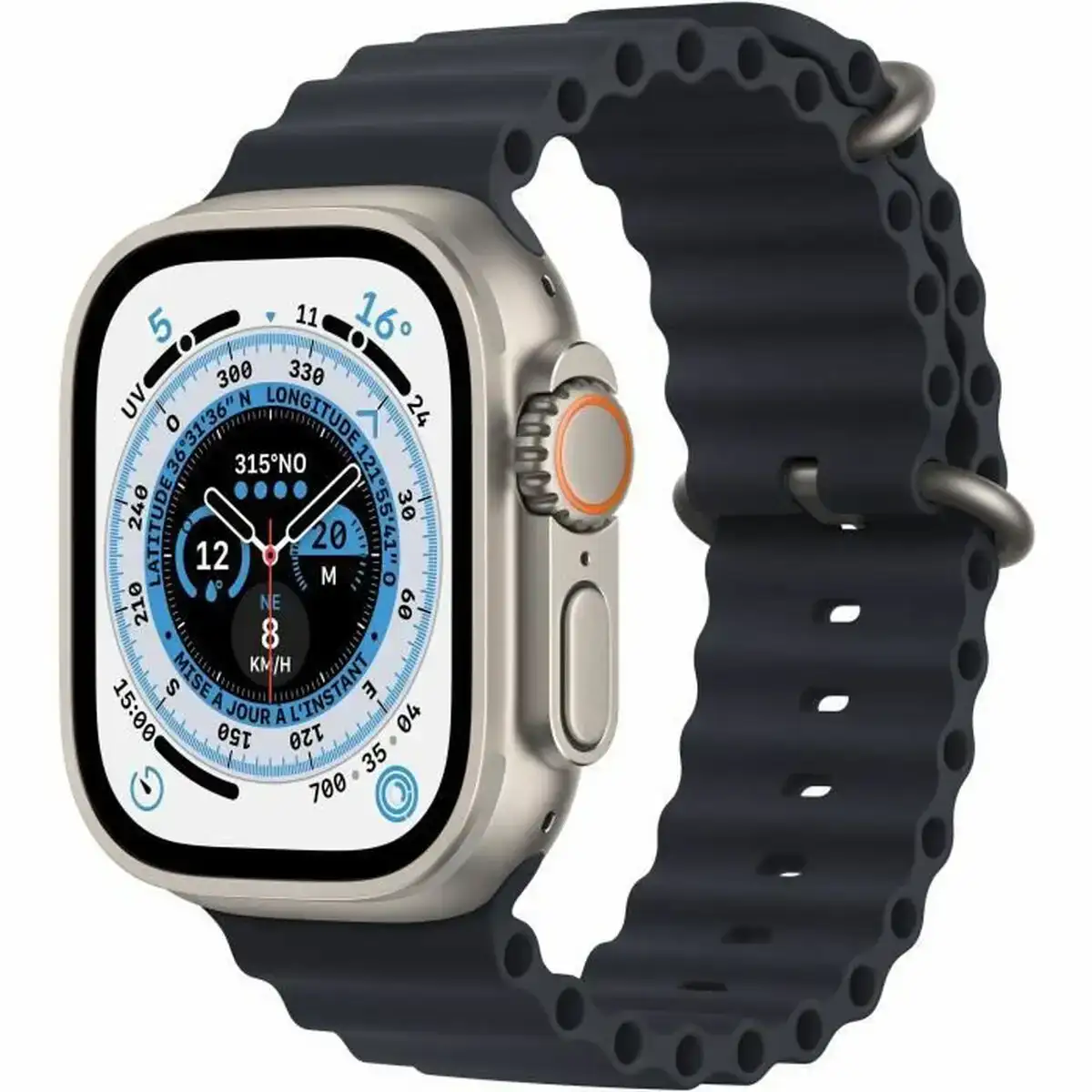 Montre intelligente apple watch ultra noir 49 mm 32 mb_7812. DIAYTAR COTE D'IVOIRE - Votre Destination Shopping Éthique. Parcourez notre gamme et choisissez des articles qui respectent l'environnement et les communautés locales.