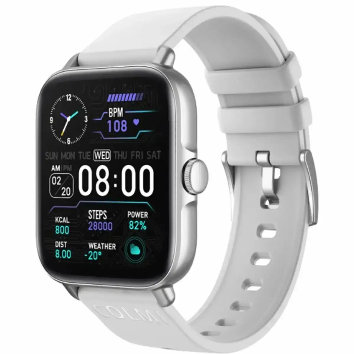 Montre intelligente f107 grey gris_6546. DIAYTAR COTE D'IVOIRE - Où Chaque Achat Raconte une Histoire. Parcourez notre boutique en ligne pour trouver des articles qui évoquent le savoir-faire et la tradition du Côte d'Ivoire.