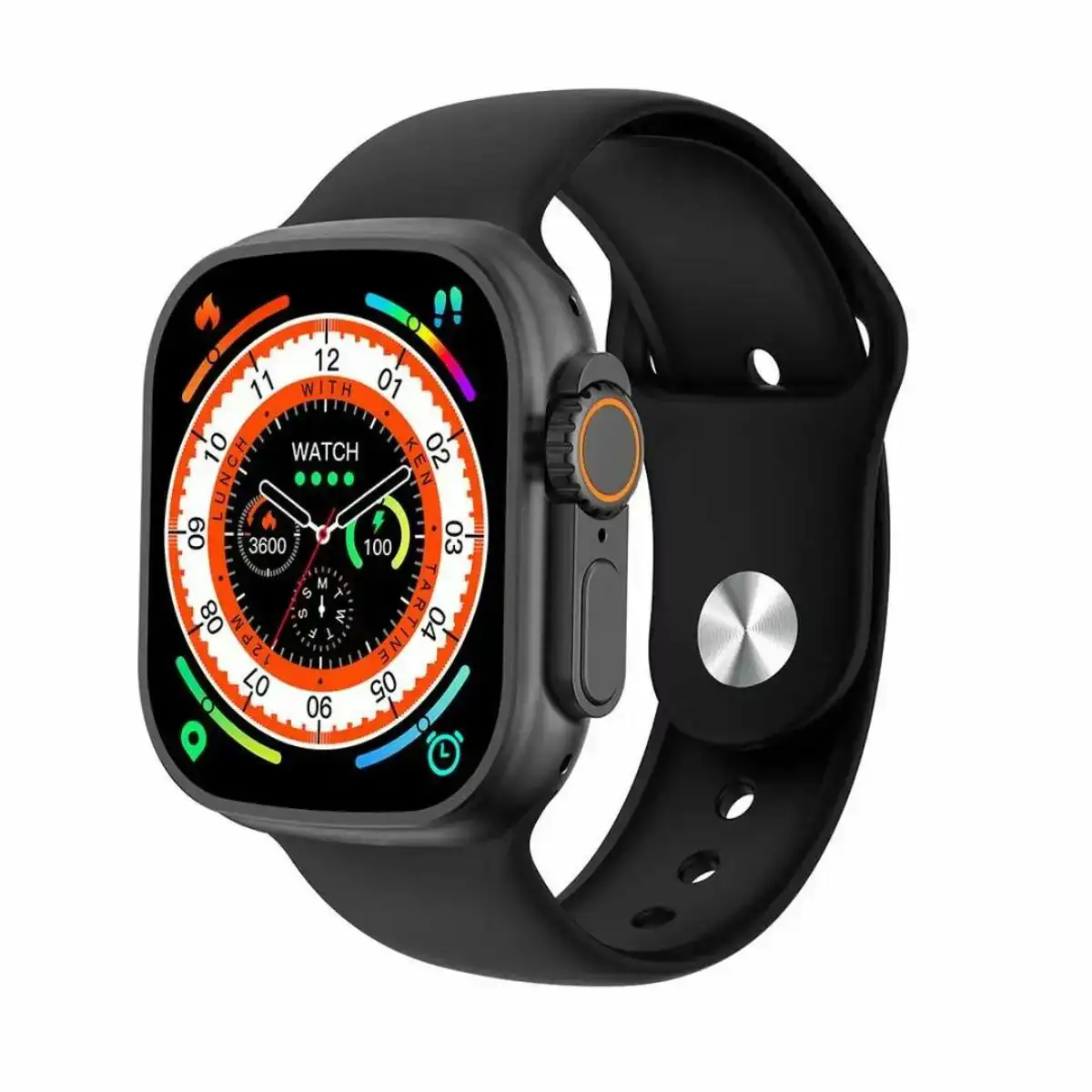 Montre intelligente f8 3 black noir_4985. DIAYTAR COTE D'IVOIRE - Là où Chaque Produit a son Propre Éclat. Explorez notre boutique en ligne et trouvez des articles qui ajoutent de la brillance à votre quotidien.