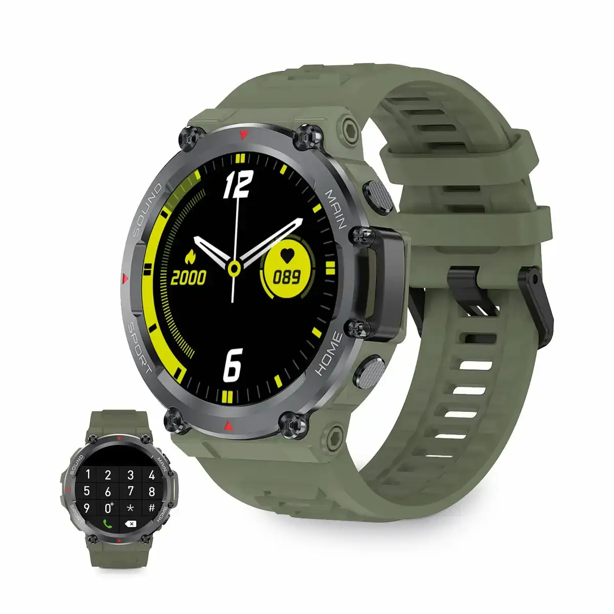Montre intelligente ksix oslo 1 5 bluetooth 5 0 270 mah vert_2720. Bienvenue sur DIAYTAR COTE D'IVOIRE - Où Chaque Produit a son Charme. Explorez notre sélection minutieuse et trouvez des articles qui vous séduisent et vous inspirent.