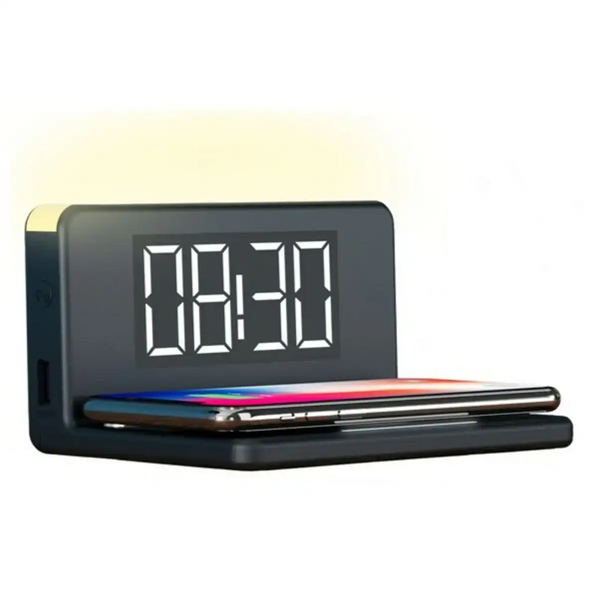 Montre reveil avec chargeur sans fil ksix qi noir_6138. Bienvenue chez DIAYTAR COTE D'IVOIRE - Où Chaque Objet a son Histoire. Découvrez notre sélection méticuleuse et choisissez des articles qui racontent l'âme du Côte d'Ivoire.
