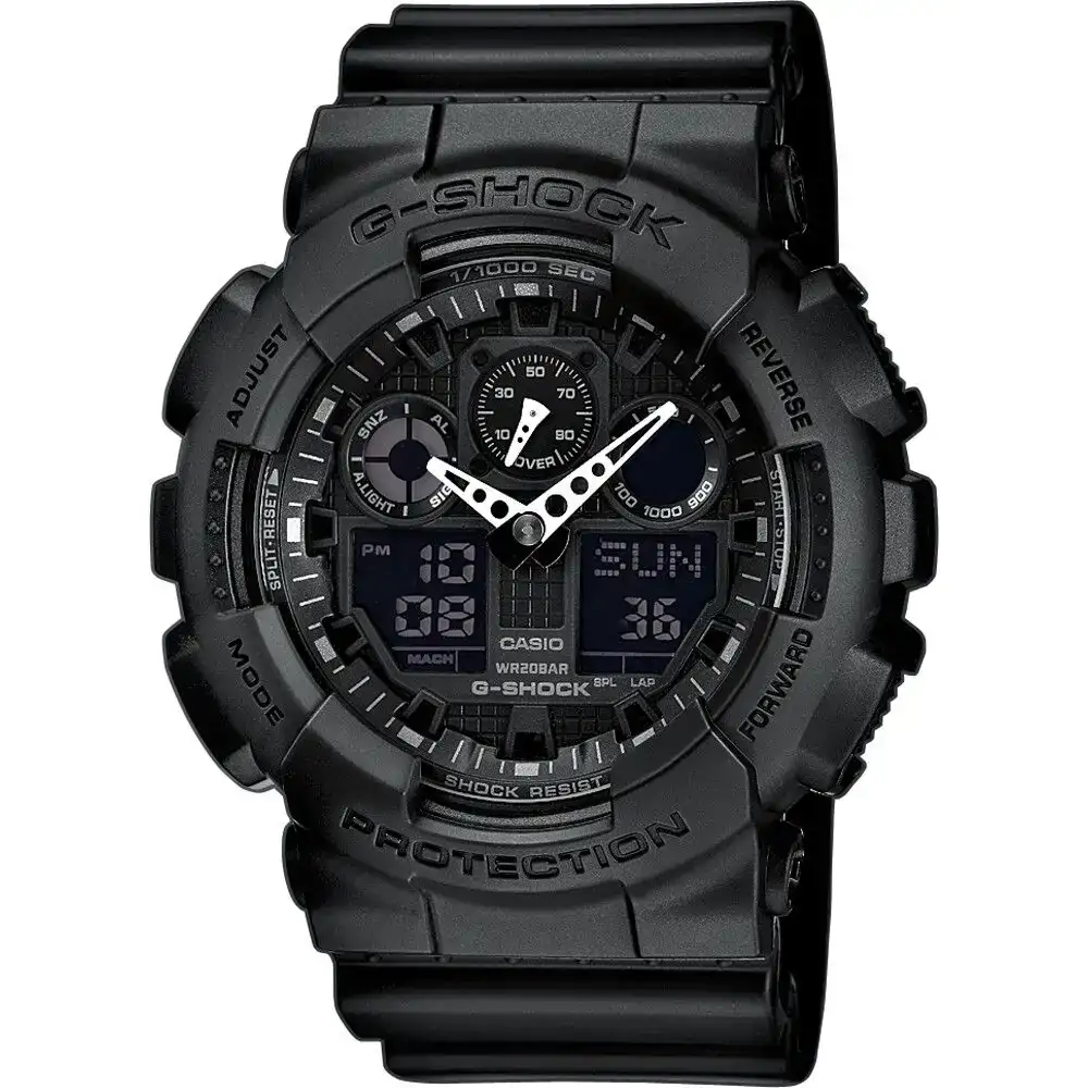 Montre unisexe casio g shock ga 100 1a1er_8403. DIAYTAR COTE D'IVOIRE - L'Art de Choisir, l'Art de S'émerveiller. Explorez notre boutique en ligne et choisissez des articles qui éveillent votre sens de l'émerveillement.