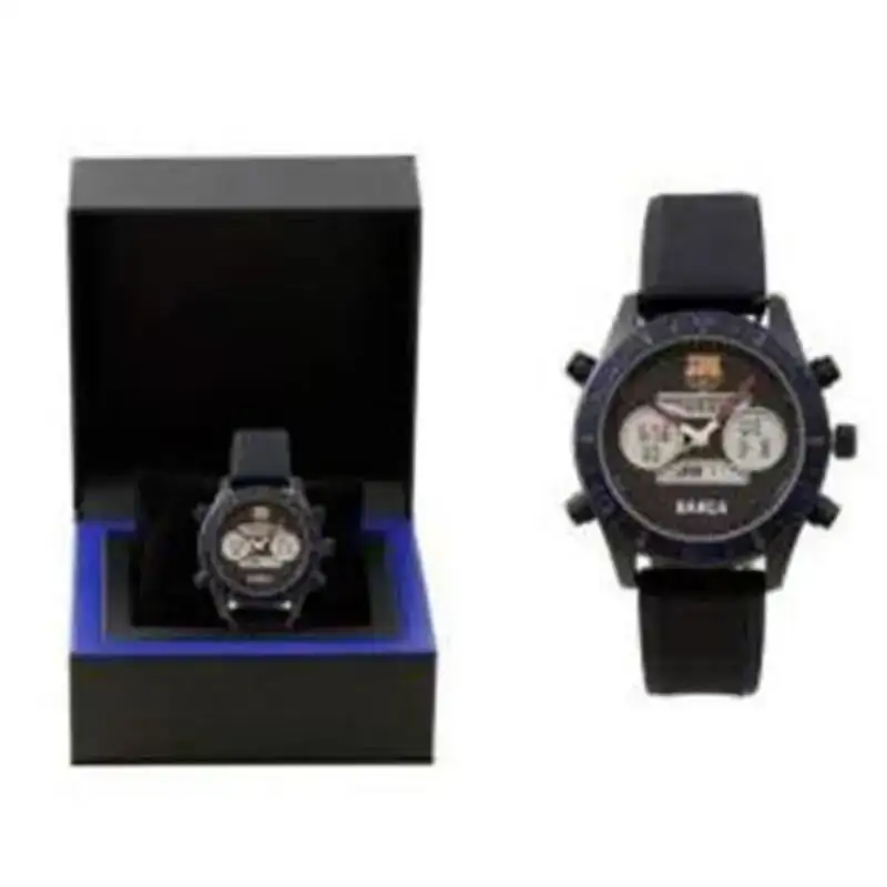 Montre unisexe f c barcelona noir_3372. DIAYTAR COTE D'IVOIRE - Là où Chaque Achat a du Sens. Explorez notre gamme et choisissez des produits qui racontent une histoire, votre histoire.