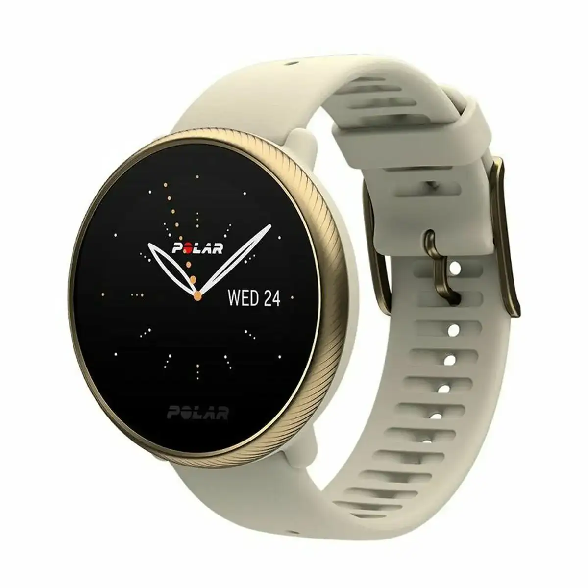 Montre unisexe polar 90085185 beige dore 1 2 _8161. DIAYTAR COTE D'IVOIRE - Où l'Élégance Rencontre l'Authenticité. Naviguez à travers notre boutique en ligne et choisissez des produits qui incarnent le style et la tradition du Côte d'Ivoire.