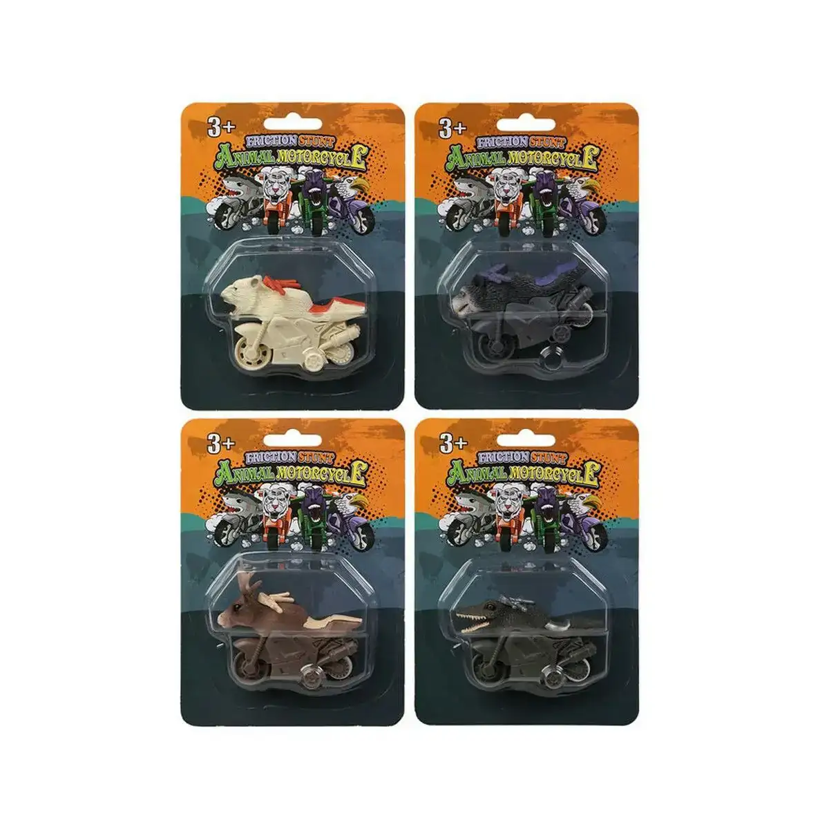 Motocyclette animaux 19 x 13 cm_9722. DIAYTAR COTE D'IVOIRE - Votre Destination pour un Shopping Éclairé. Parcourez notre boutique en ligne pour découvrir des produits de qualité qui embelliront votre quotidien.