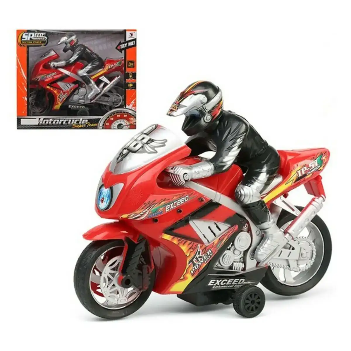 Motocyclette super team 111636 rouge_1212. DIAYTAR COTE D'IVOIRE - L'Art de Choisir, l'Art de Se Distinquer. Naviguez à travers notre catalogue et choisissez des produits qui ajoutent une note d'élégance à votre style unique.