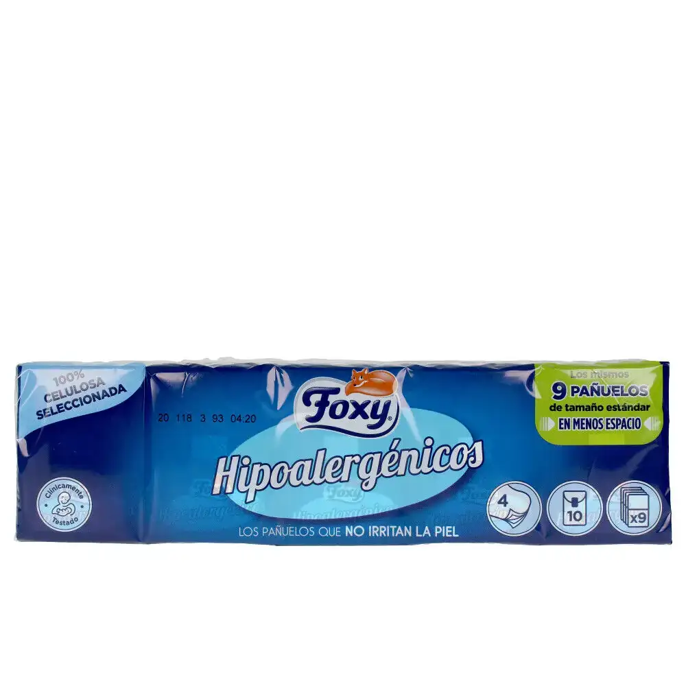 Mouchoirs en papier foxy hypoallergenique 10 x 9 uds _3046. DIAYTAR COTE D'IVOIRE - Votre Plaisir Shopping à Portée de Clic. Explorez notre boutique en ligne et trouvez des produits qui ajoutent une touche de bonheur à votre vie quotidienne.