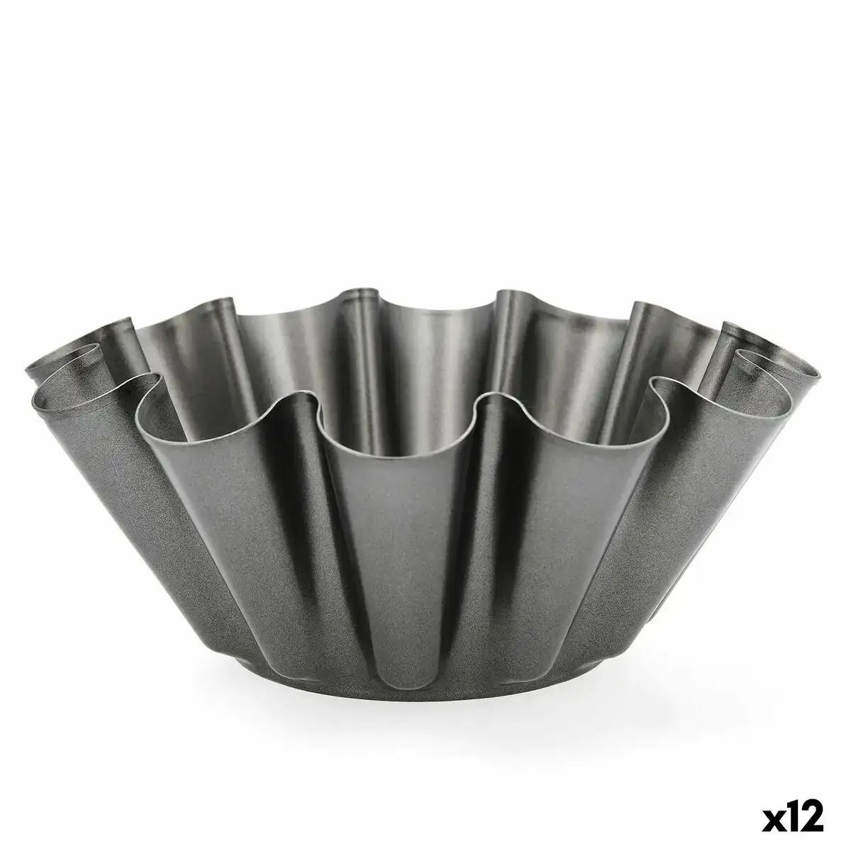 Moule a flan quid sweet grey noir 23 x 9 cm 12 unites _3226. DIAYTAR COTE D'IVOIRE - L'Art de Vivre le Shopping Inspiré. Parcourez notre catalogue et choisissez des produits qui reflètent votre passion pour la beauté et l'authenticité.