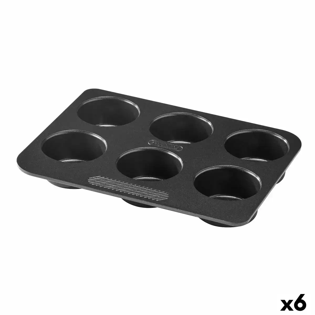 Moule a tartelettes pyrex magic noir 24 x 18 x 3 cm 6 unites _3861. DIAYTAR COTE D'IVOIRE - Votre Plateforme Shopping Engagée. Explorez notre catalogue et choisissez des produits qui reflètent notre dévouement envers la qualité et la satisfaction du client.