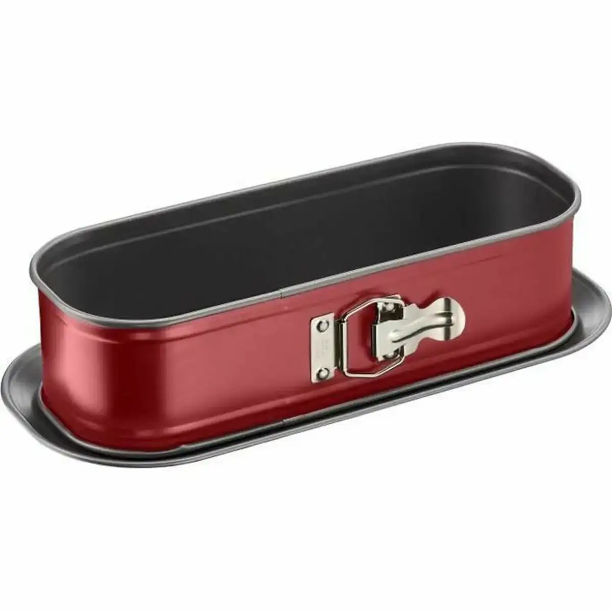 Moule amovible tefal rouge metal acier 30 x 11 cm_6757. DIAYTAR COTE D'IVOIRE - Votre Destination Shopping Éthique. Parcourez notre gamme et choisissez des articles qui respectent l'environnement et les communautés locales.