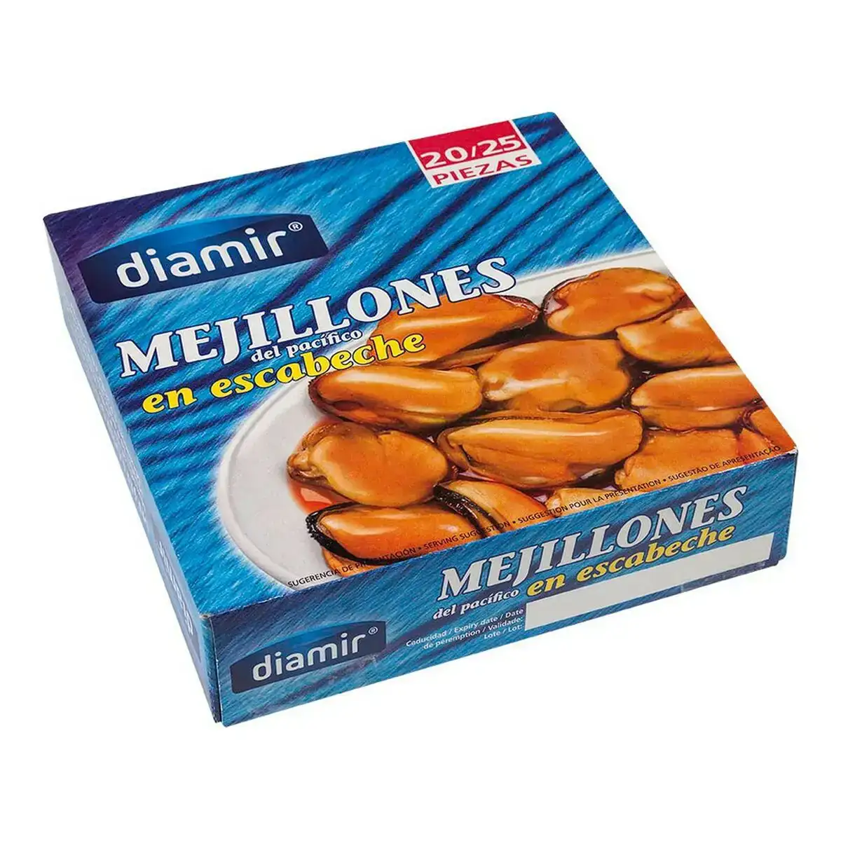 Moules a l escabeche diamir 523 g _1825. DIAYTAR COTE D'IVOIRE - L'Art de Choisir, l'Art de S'émerveiller. Explorez notre gamme de produits et laissez-vous émerveiller par des créations authentiques et des designs modernes.