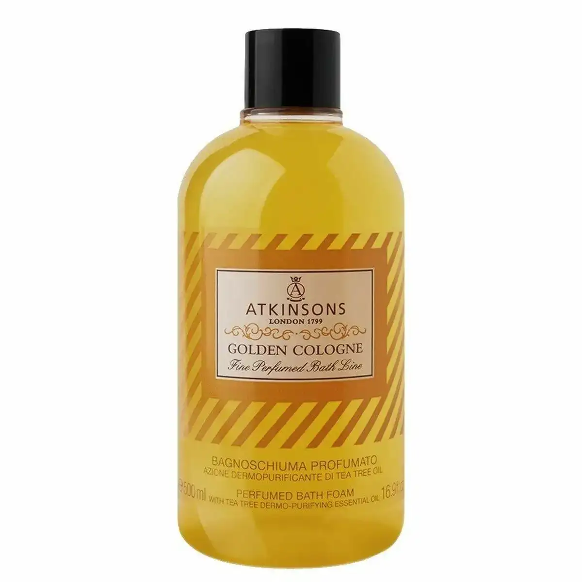 Mousse de bain gold cologne atkinsons 500 ml _7179. DIAYTAR COTE D'IVOIRE - Là où Chaque Achat a du Sens. Explorez notre gamme et choisissez des produits qui racontent une histoire, du traditionnel au contemporain.