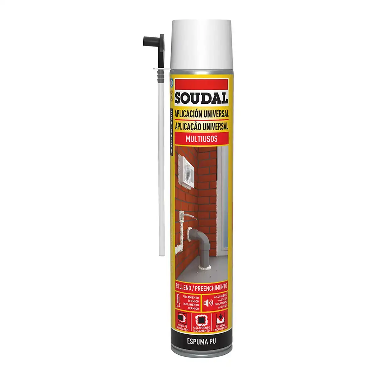 Mousse soudal classic 115797 polyurethane 750 ml_8986. DIAYTAR COTE D'IVOIRE - Là où Chaque Produit Évoque une Émotion. Parcourez notre catalogue et choisissez des articles qui vous touchent et qui enrichissent votre expérience.