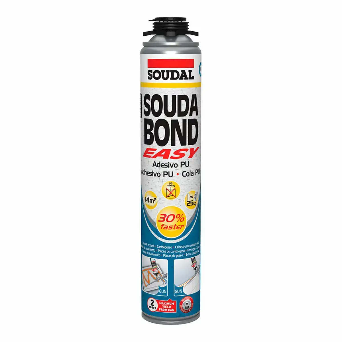 Mousse soudal soudabond easy polyurethane revolver 750 ml_1394. Bienvenue sur DIAYTAR COTE D'IVOIRE - Où Chaque Détail compte. Plongez dans notre univers et choisissez des produits qui ajoutent de l'éclat et de la joie à votre quotidien.