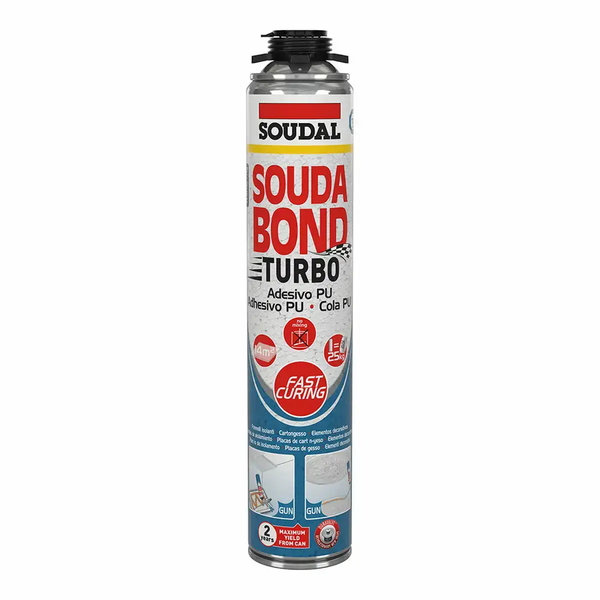 Mousse soudal soudabond turbo polyurethane revolver 750 ml_1609. DIAYTAR COTE D'IVOIRE - L'Art du Shopping Sublime. Naviguez à travers notre catalogue et choisissez parmi des produits qui ajoutent une touche raffinée à votre vie quotidienne.
