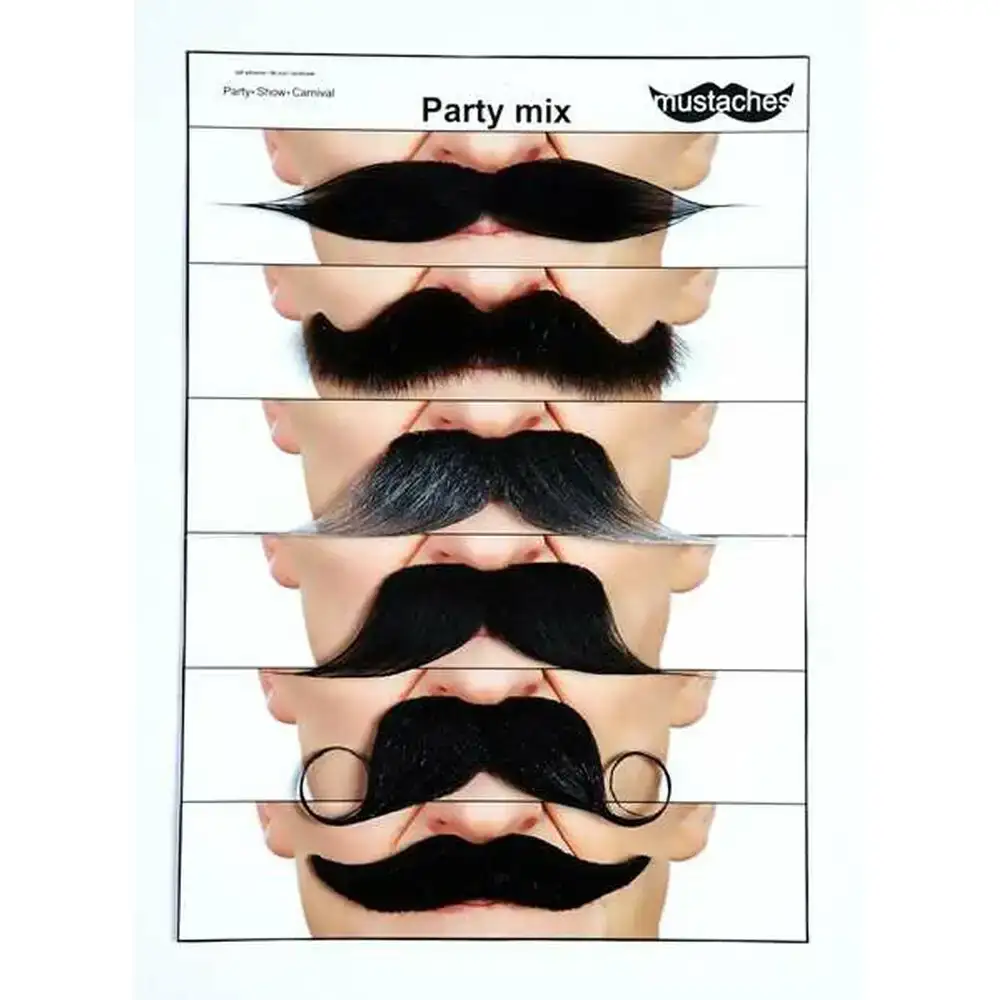 Moustache my other me taille unique 6 pieces_9850. DIAYTAR COTE D'IVOIRE - Votre Destination Shopping Inspirante. Explorez notre catalogue pour trouver des articles qui stimulent votre créativité et votre style de vie.