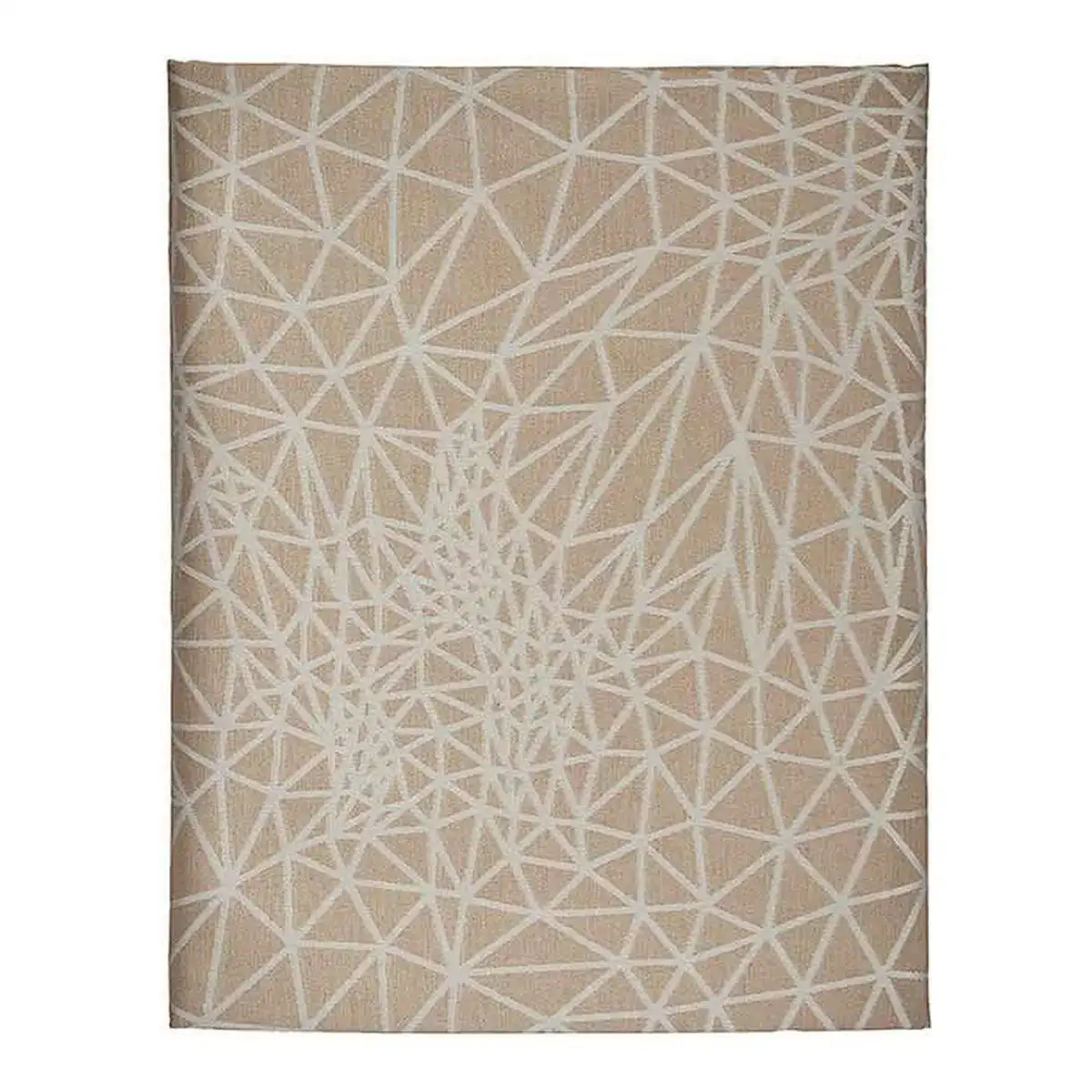 Nappe abstrait beige jacquard blanc 140 x 180 cm _8519. DIAYTAR COTE D'IVOIRE - Là où Chaque Produit Évoque une Émotion. Parcourez notre catalogue et choisissez des articles qui vous touchent et qui enrichissent votre expérience.